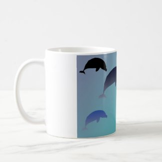 Dancing Dolphins Mug mug
