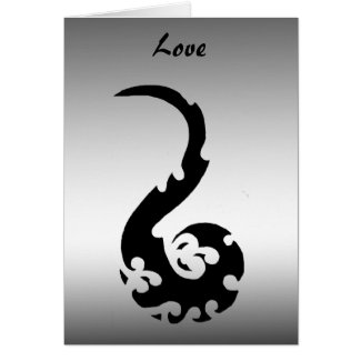 Dancing Dragon Valentine Card