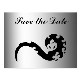 Dancing Dragon Wedding Save the Date Post Card