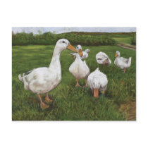 Dancing ducks postcards by thepastelartist Dancing ducks postcards
