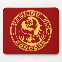dancing elk condors mouse mat
