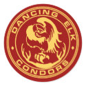 dancing elk condors stickers