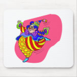 Dancing Fat CLown Mouse Pad