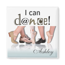 "Dancing Feet" - Choreographer, Dancer, Instructor Magnets