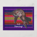 Dancing Ferret postcard