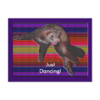 Dancing Ferret postcard