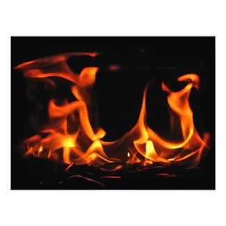 Dancing Fire Photo Print