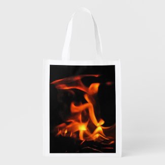 Dancing Fire Reusable Grocery Bag