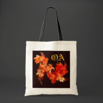 Dancing Firebirds Abstract Art Monogram Bag bags