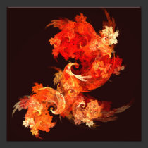 Dancing Firebirds Abstract Art Photo Print photography