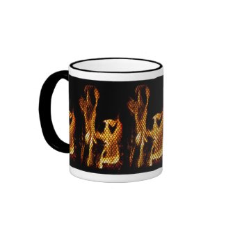 Dancing Flames mug