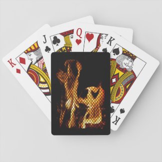 Dancing Flames Playing Cards