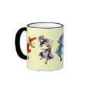 Dancing Flower Children mugs by FlowerChildren Dancing Flower Children mugs