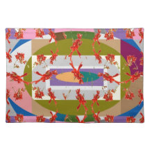 Dancing Flowers - Dance Floor Placemats