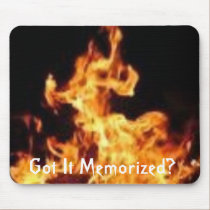 Dancing Flurry Of Flames mousepads