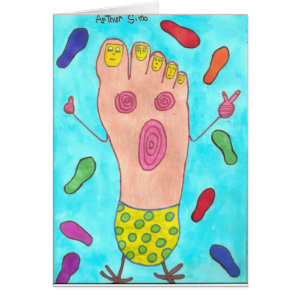 Dancing Foot card