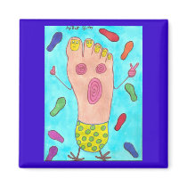 Dancing Foot magnets by adrianasimo Dancing Foot magnets