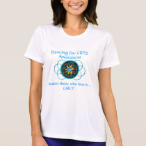 Dancing for CRPS Awareness Ladie's Performance Tee t-shirts