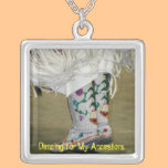Dancing for My Ancestors Silver Necklace necklaces