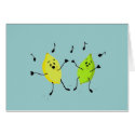 Dancing Fruit - Blank Card