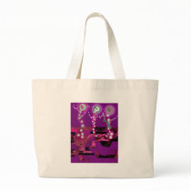 Dancing Ghosts Whimsical Abstract bags