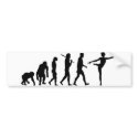 Dancing gifts for ballet and modern dancers bumper stickers by Funkart Dancing gifts for ballet and modern dancers bumper stickers