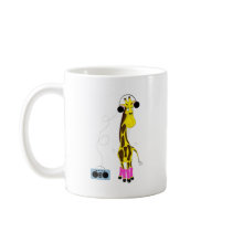 Dancing Giraffe Coffee Mugs