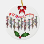 Dancing Goats Christmas Ornament ornaments