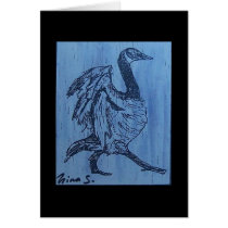 dancing goose cards by artbynina dancing goose cards