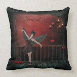 Dancing Gothic Angel Hearts & Candles Romance Pillows