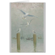 Dancing Gull Greeting Cards