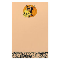Dancing Halloween Couple stationery by Cardgallery Dancing Halloween Couple stationery