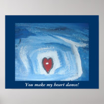 DANCING HEART PRINT