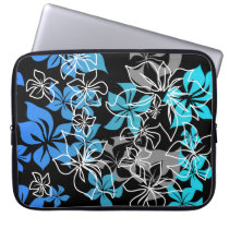 Dancing Hibiscus Hawaiian Neoprene Wetsuit Laptop Computer Sleeves