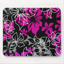"Dancing Hibiscus" Mousepad in Pink