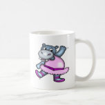 Dancing Hippo Ballerina Mugs