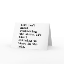 Dancing in the Rain Card