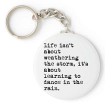 Dancing in the Rain Keychains