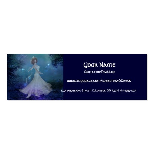 Dancing in the Woods Profile Card Business Cards