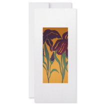 Dancing Iris Bookmark rack cards