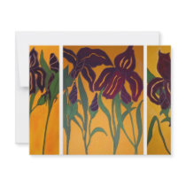 Dancing Iris Invitation by EnzieShahmiri Dancing Iris Invitation