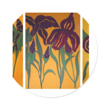 Dancing Iris Stickers