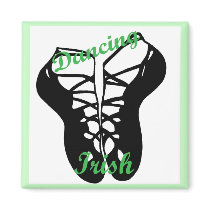 Dancing Irish magnet