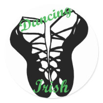 Dancing Irish sticker
