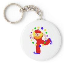 Dancing Juggler Clown Key Chains