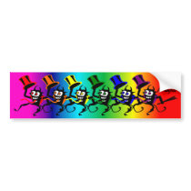 Dancing Krampus Bumper Sticker bumper stickers