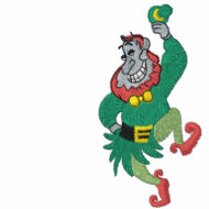Dancing Leprechaun embroideredshirt