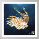 Dancing Lion Fish Print