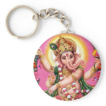 Dancing Lord Ganesha Keychains