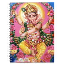 Dancing Lord Ganesha notebooks